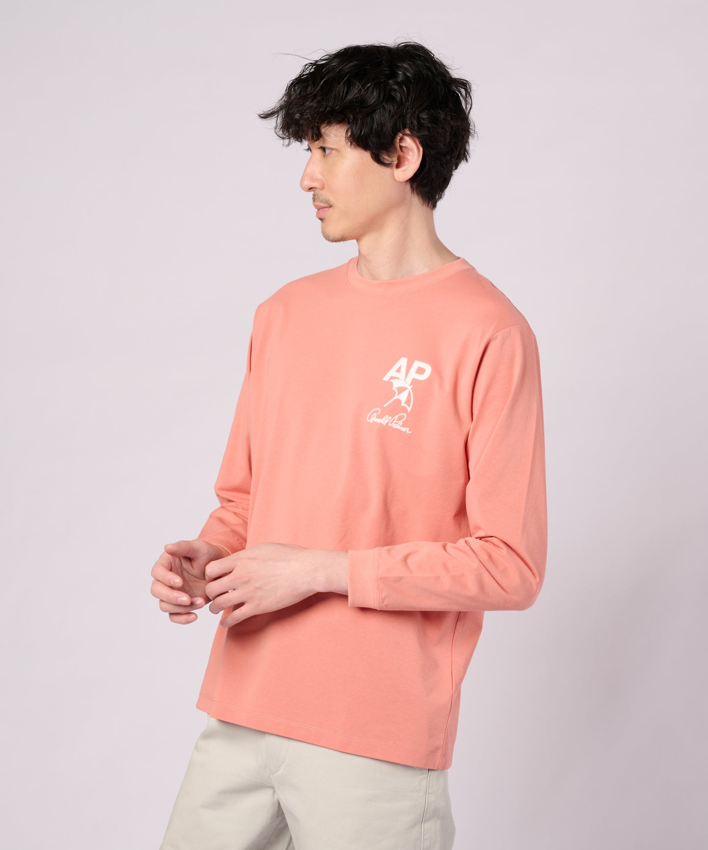 【ポイントUP対象】バックロゴグラフィック シェア ロングスリーブTシャツ