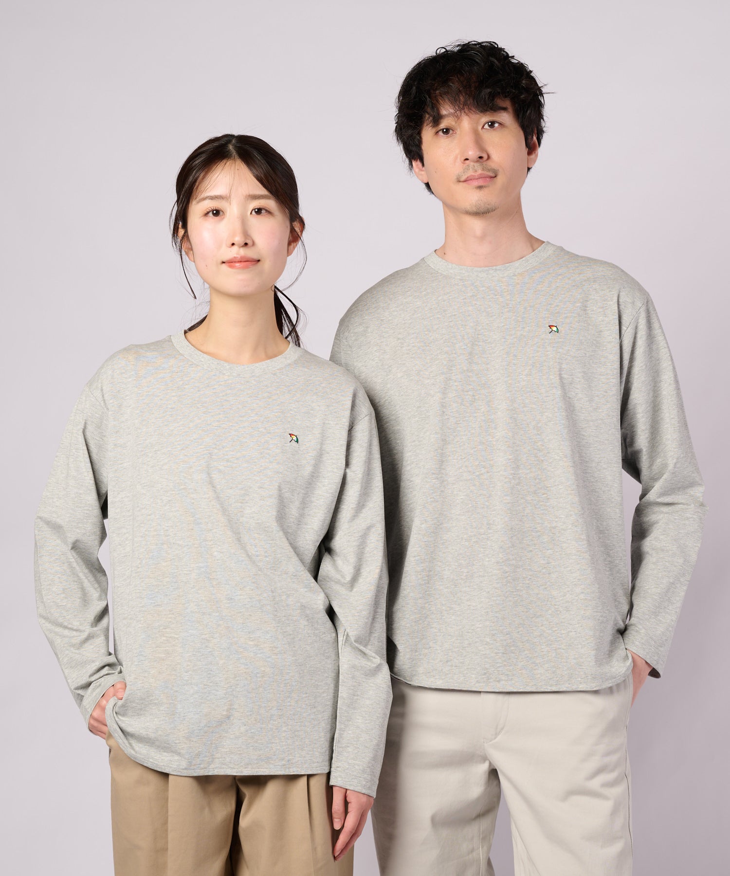 シェア ラウンドヘム ロングスリーブTシャツ