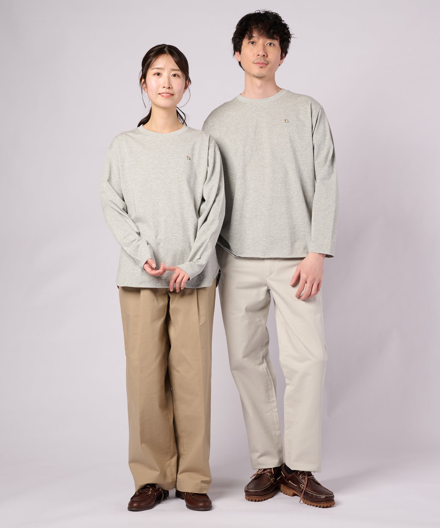 シェア ラウンドヘム ロングスリーブTシャツ（Tシャツ/カットソー/ユニ