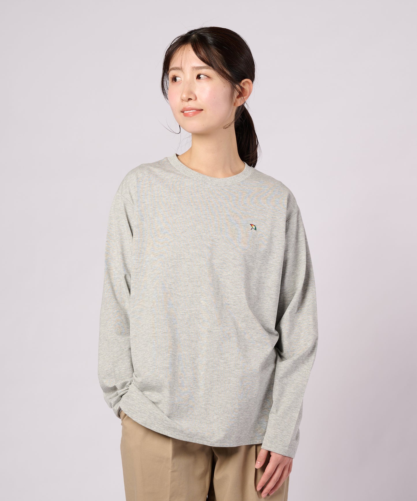 シェア ラウンドヘム ロングスリーブTシャツ