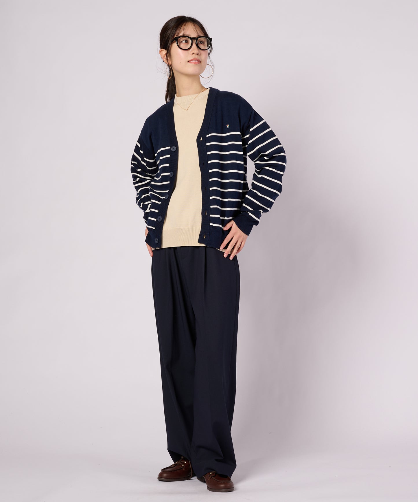 【ポイントUP対象】3SEDAI KNIT シェア カーディガン