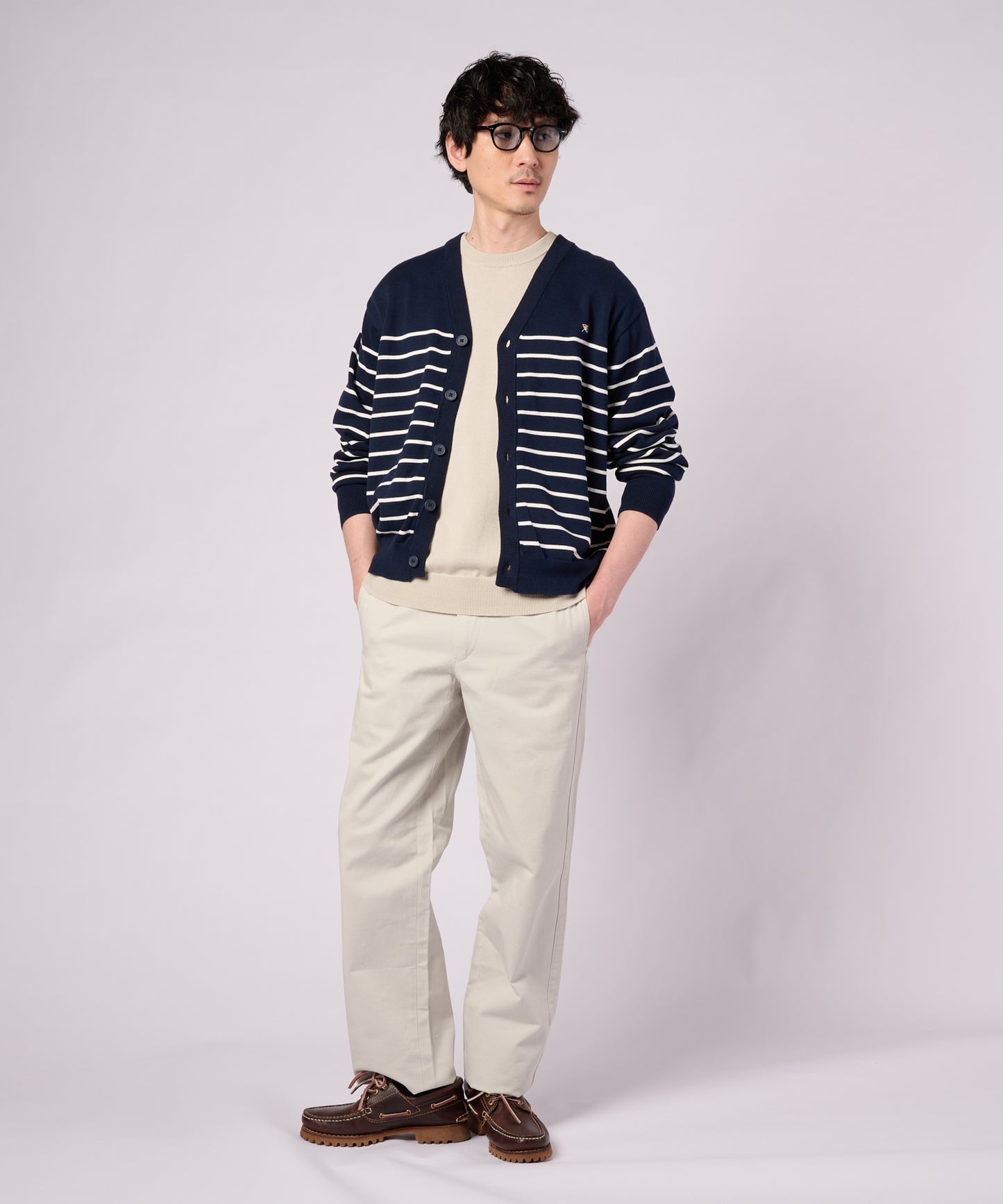 【ポイントUP対象】3SEDAI KNIT シェア カーディガン