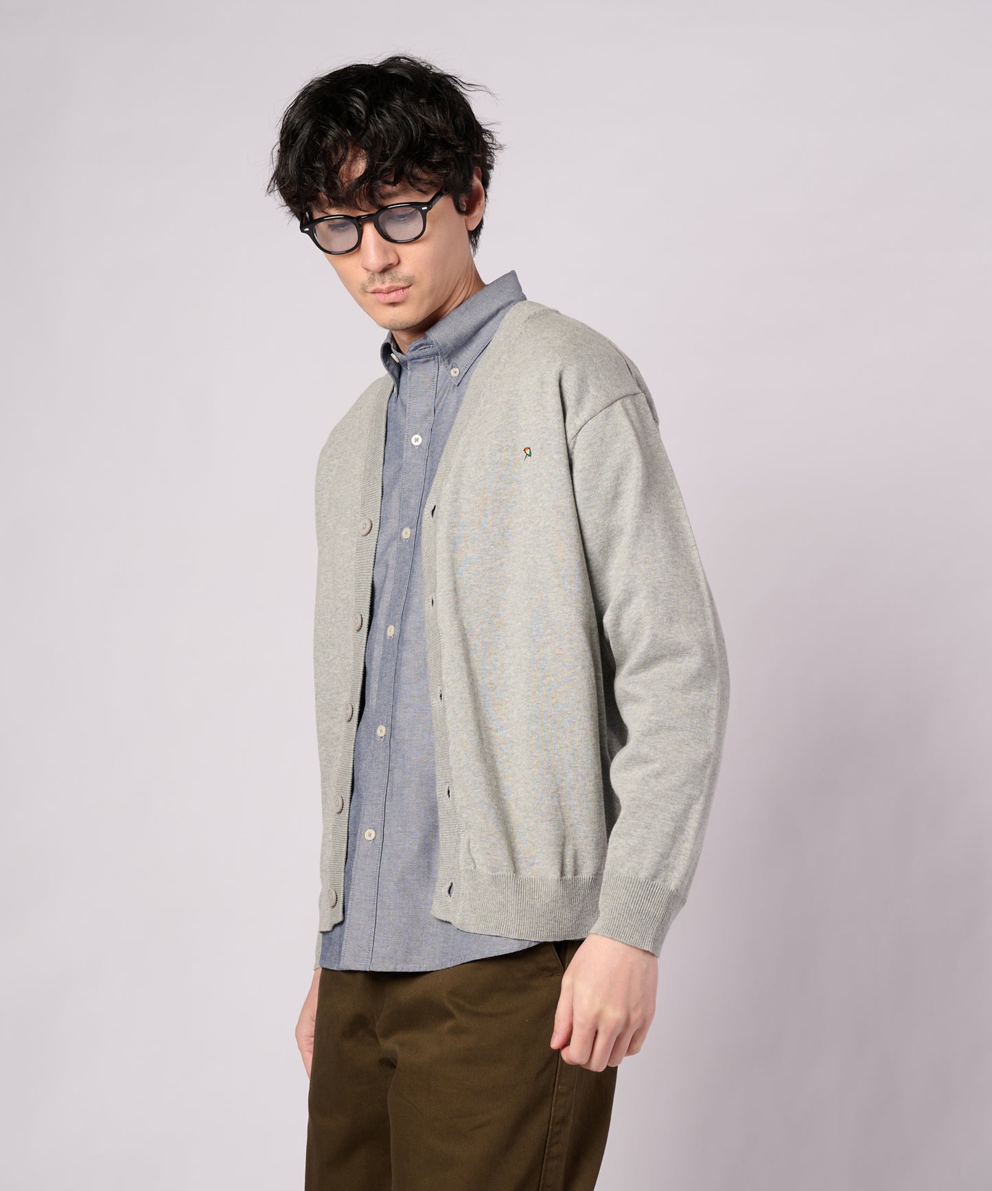 【ポイントUP対象】3SEDAI KNIT シェア カーディガン