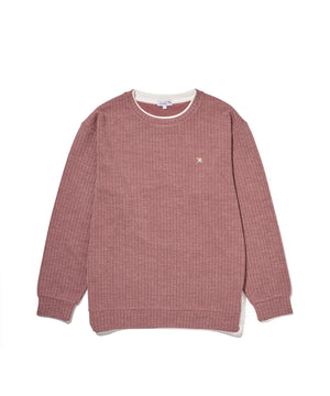 アーノルド パーマー(Arnold Palmer)ジャガードワッフル シェア フェイクレイヤード プルオーバー