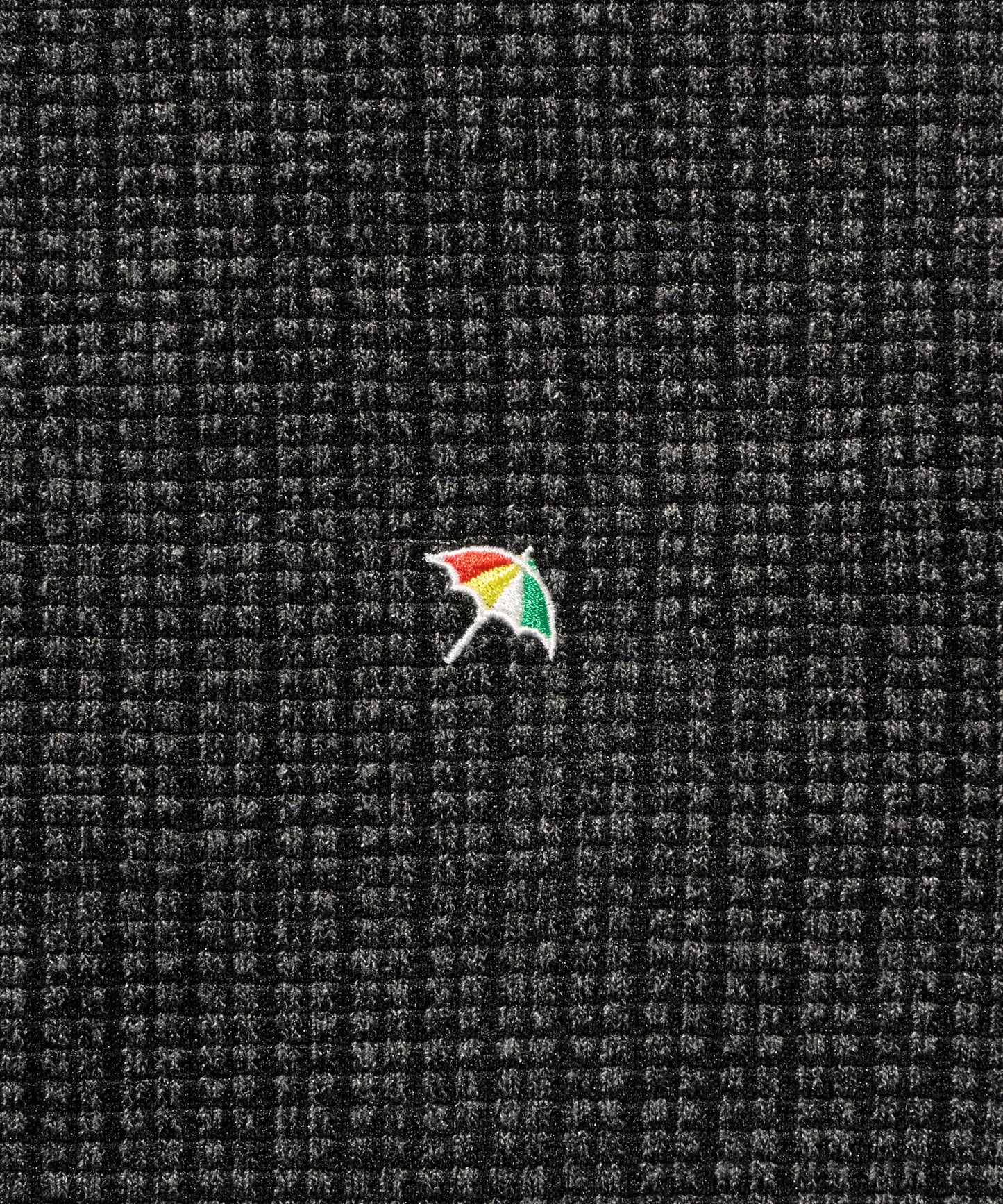 ジャガードワッフル シェア フェイクレイヤード プルオーバー