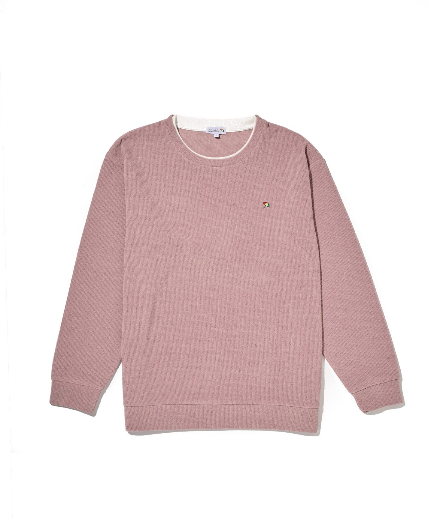 モールジャガード シェア フェイクレイヤード プルオーバー