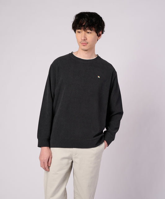 Arnold Palmer　 モールジャガード シェア フェイクレイヤード プルオーバー