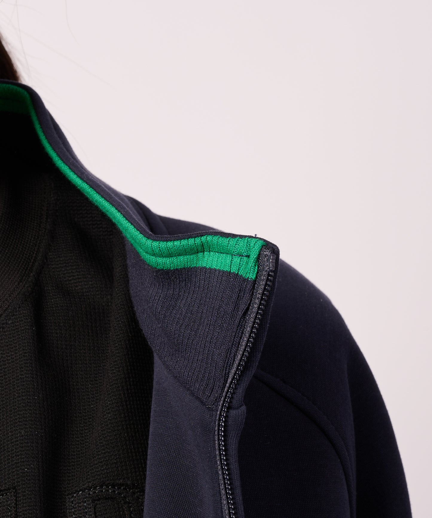 ダンボールニット シェア ジップブルゾン