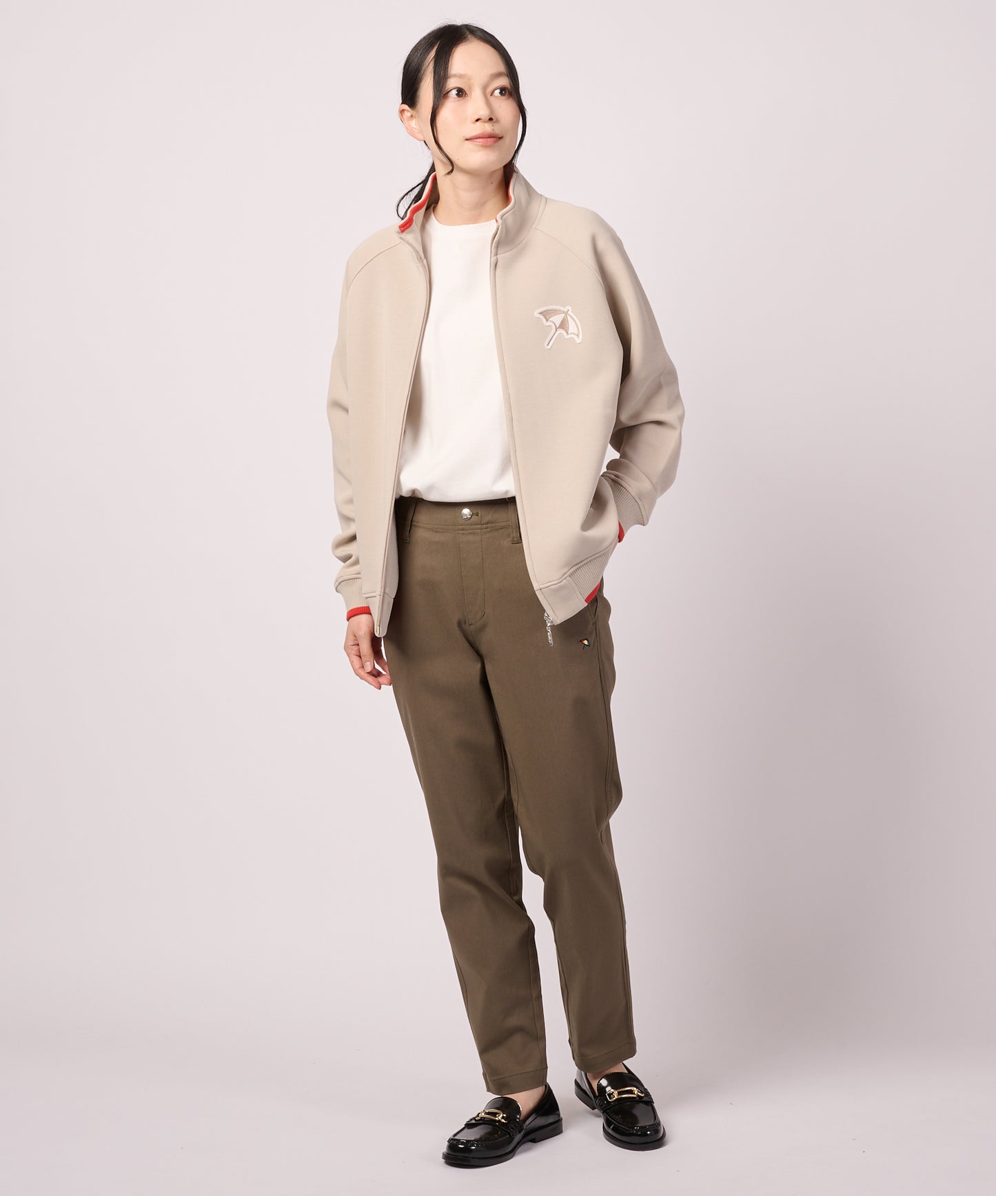 ダンボールニット シェア ジップブルゾン