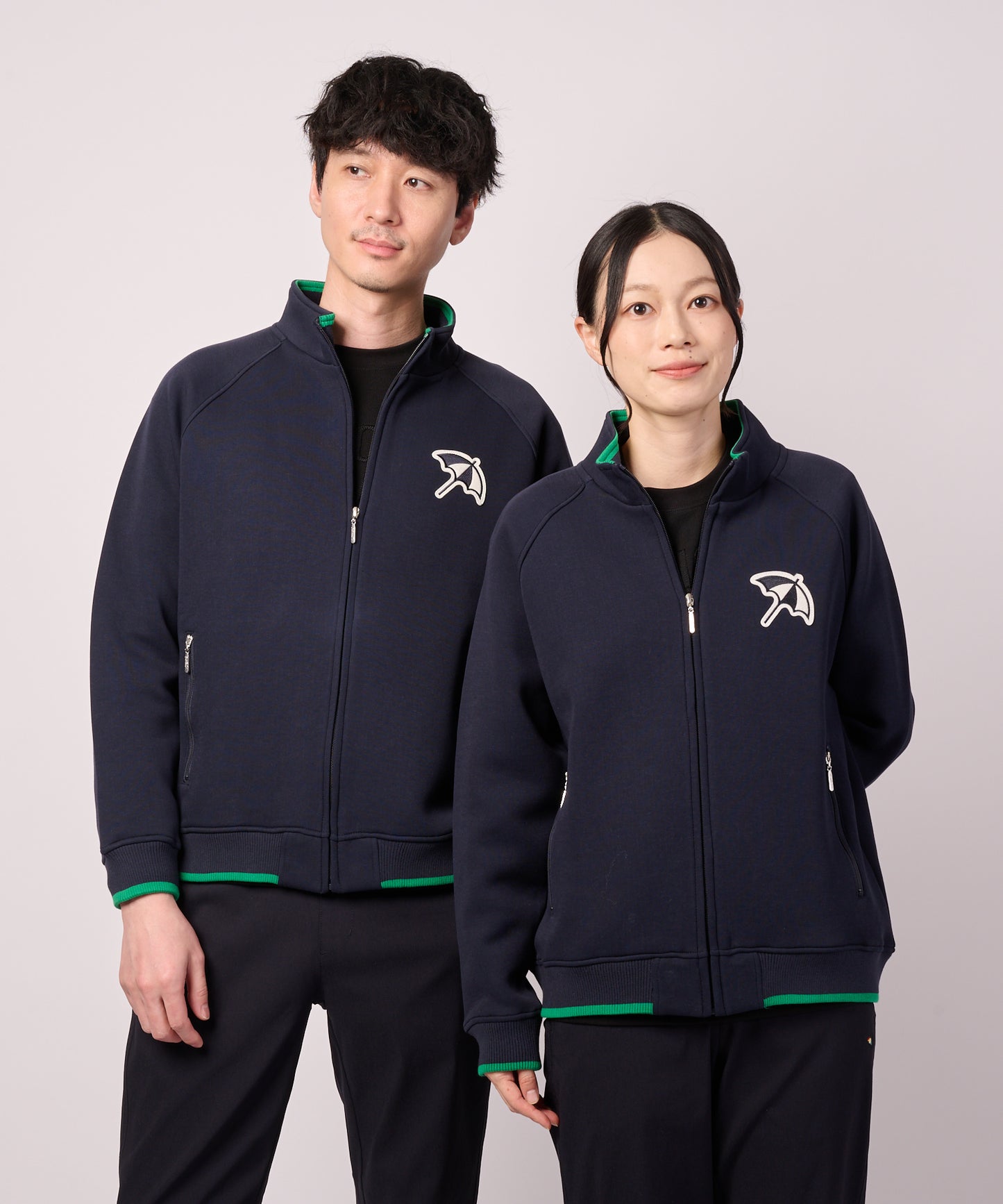 ダンボールニット シェア ジップブルゾン