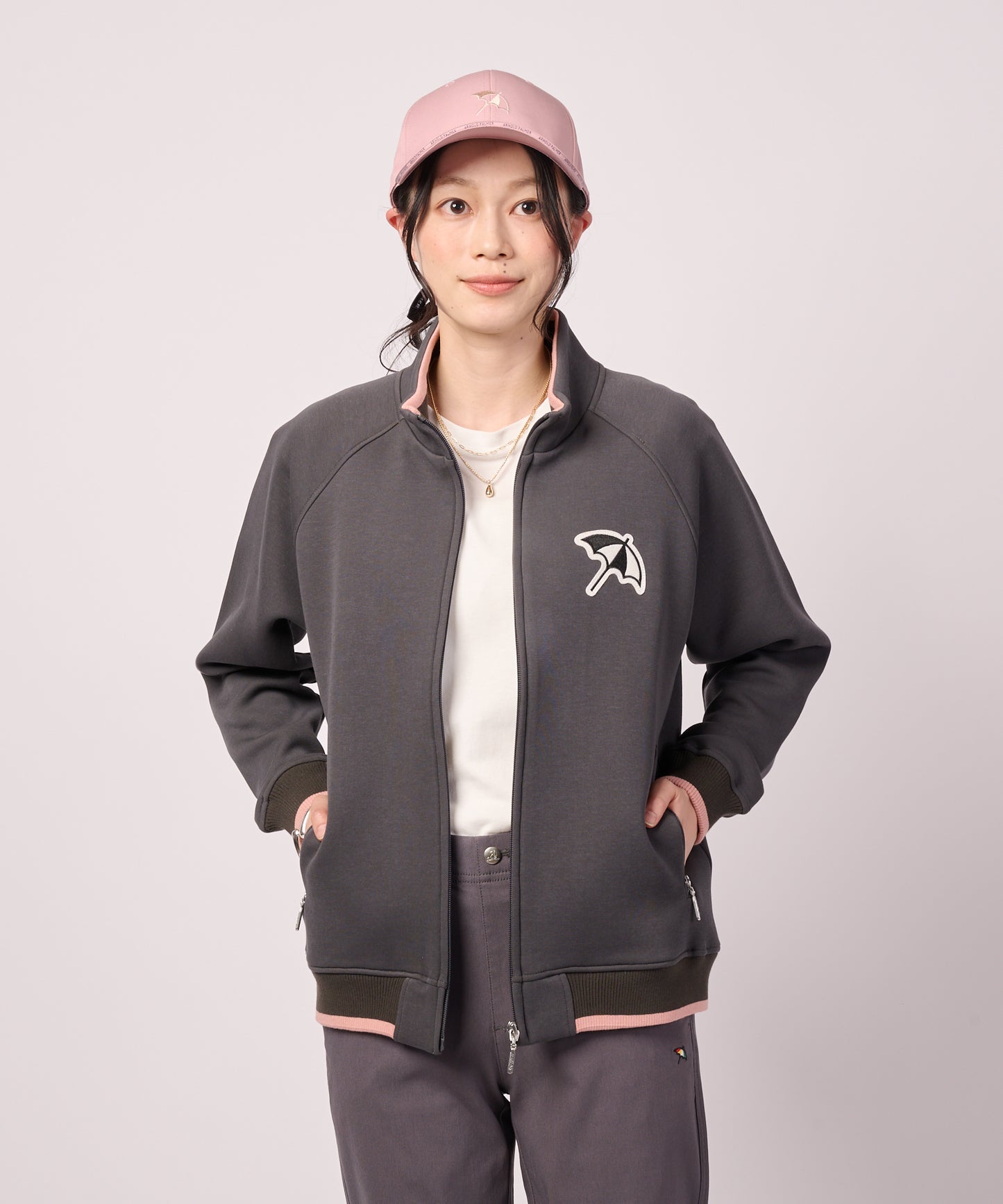 ダンボールニット シェア ジップブルゾン