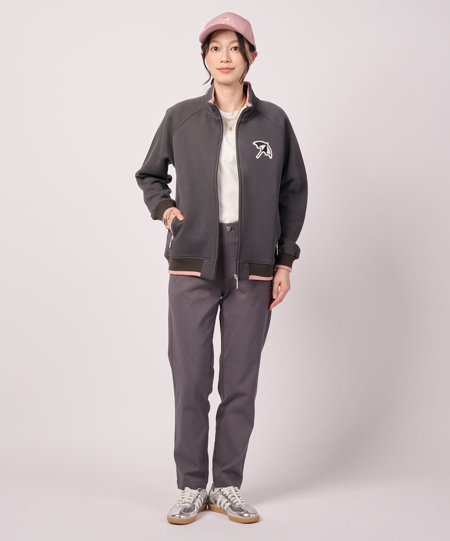 ダンボールニット シェア ジップブルゾン