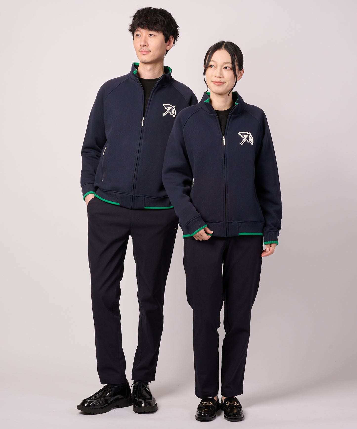 ダンボールニット シェア ジップブルゾン