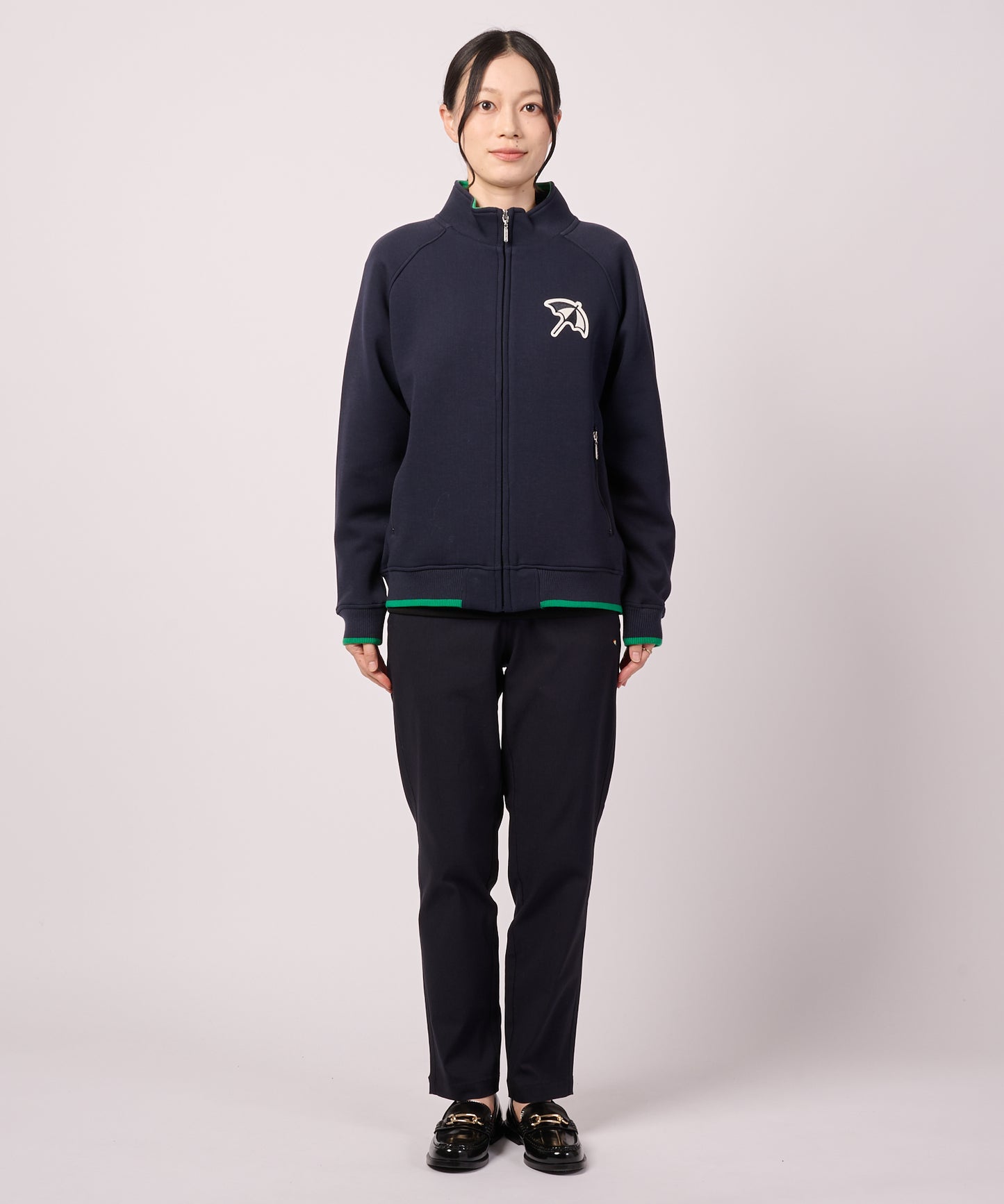 ダンボールニット シェア ジップブルゾン