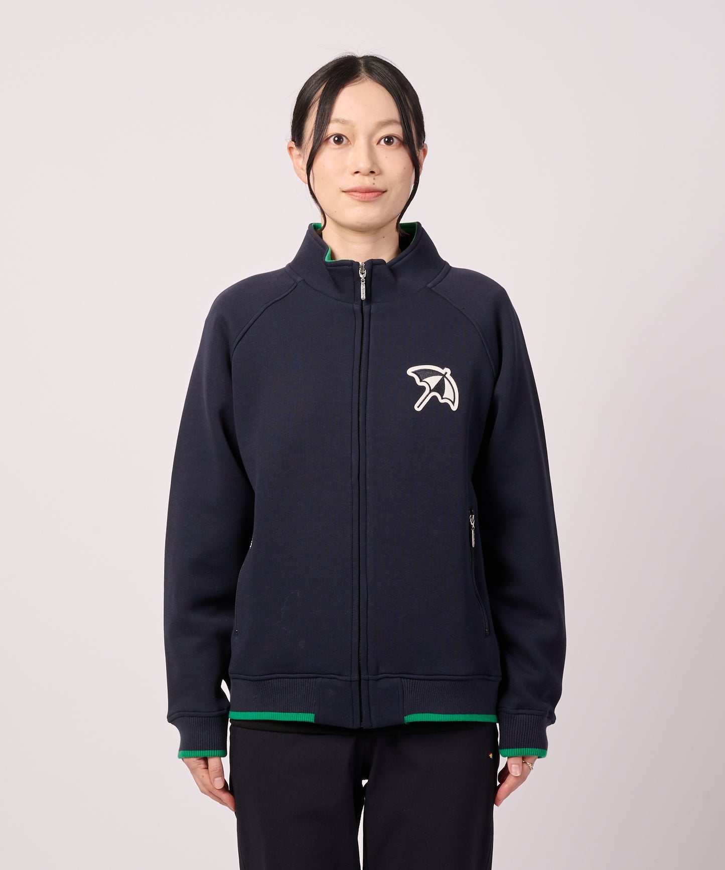 ダンボールニット シェア ジップブルゾン