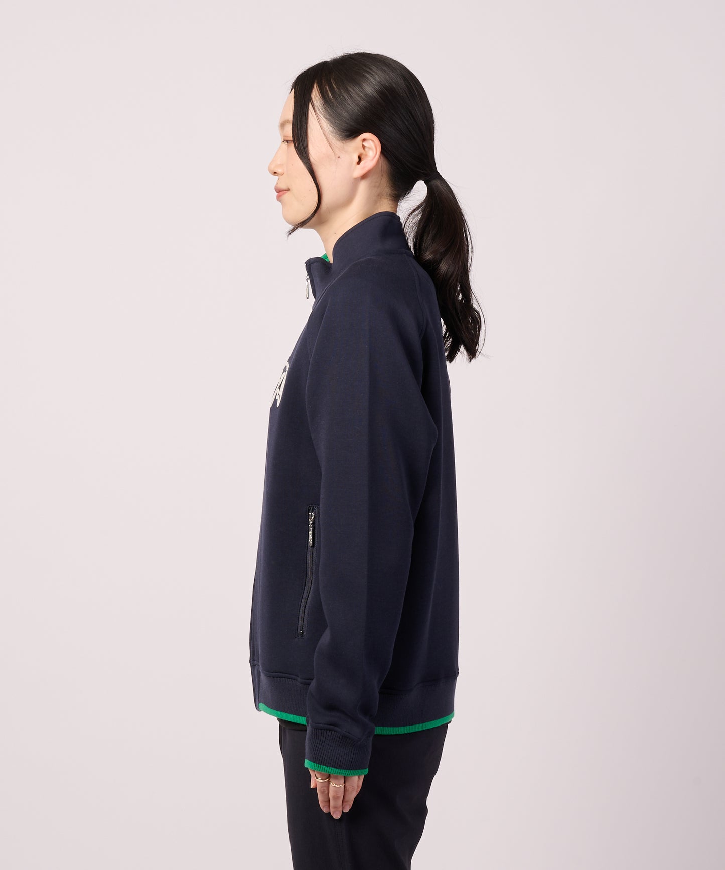 ダンボールニット シェア ジップブルゾン