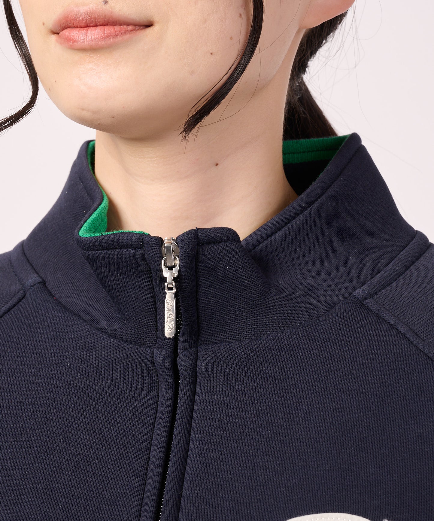 ダンボールニット シェア ジップブルゾン