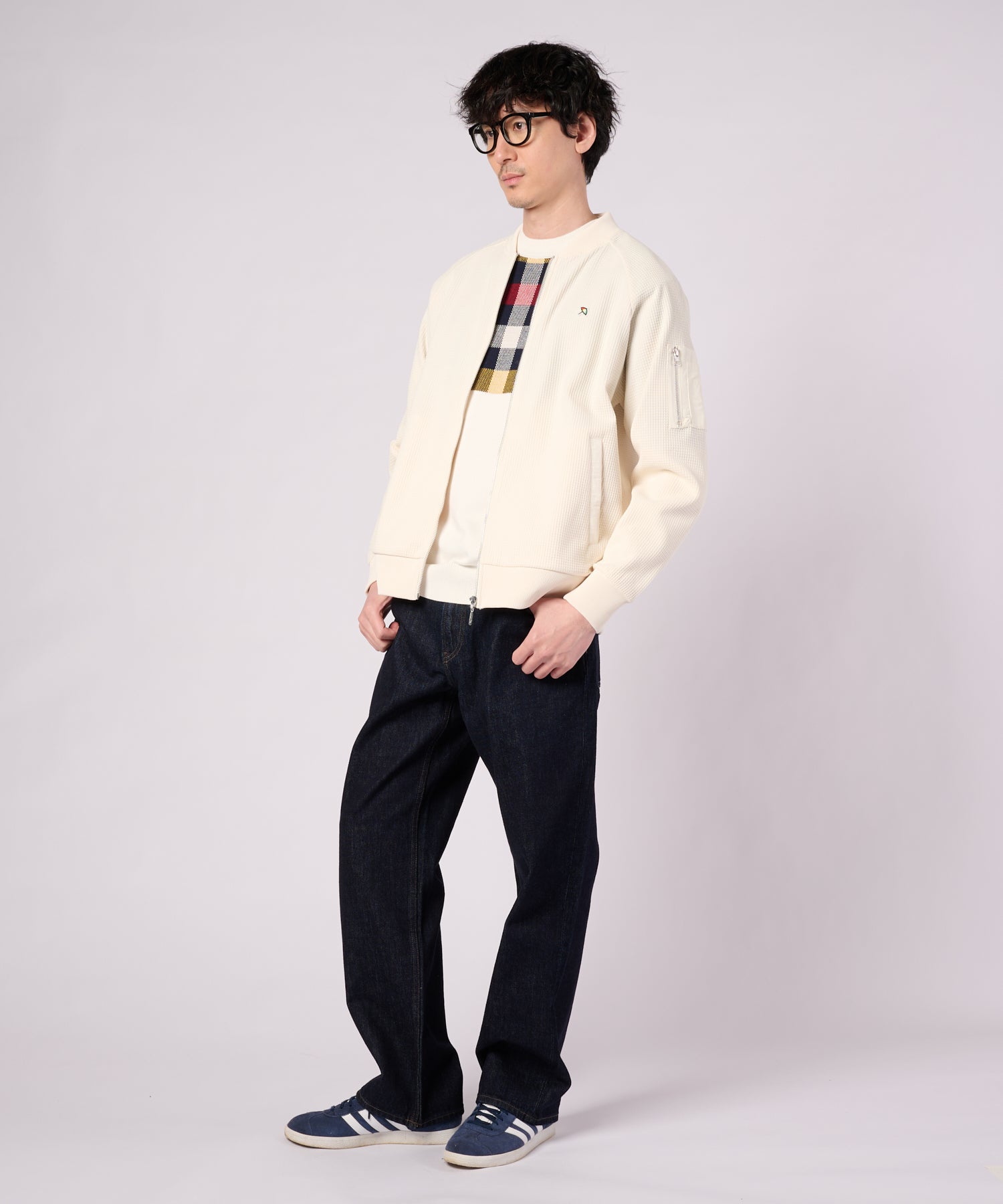 AIR FLEX ワッフル シェア MA-1 ブルゾン（MA-1/ユニセックス