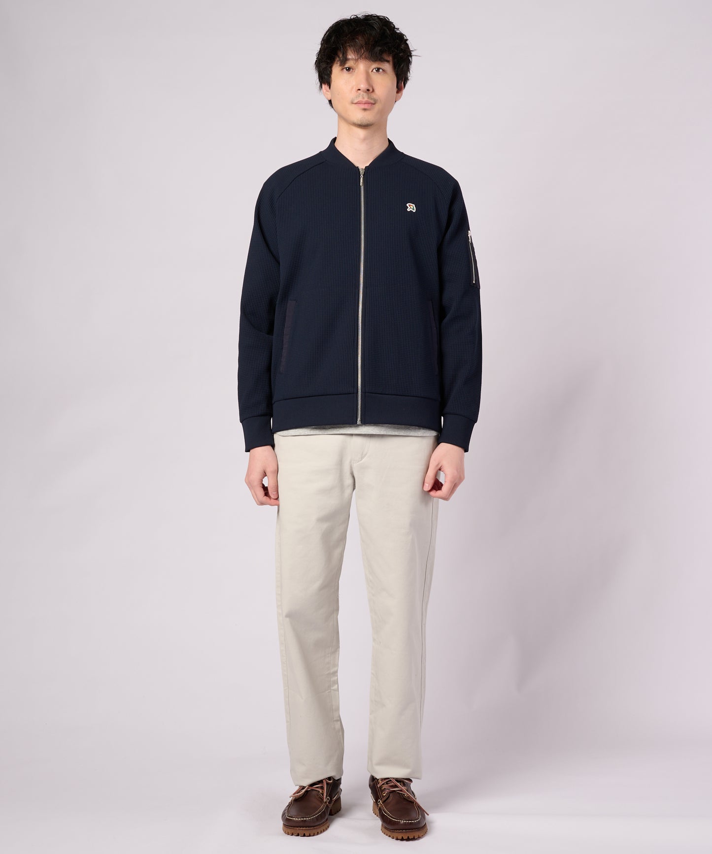 AIR FLEX ワッフル シェア MA-1 ブルゾン