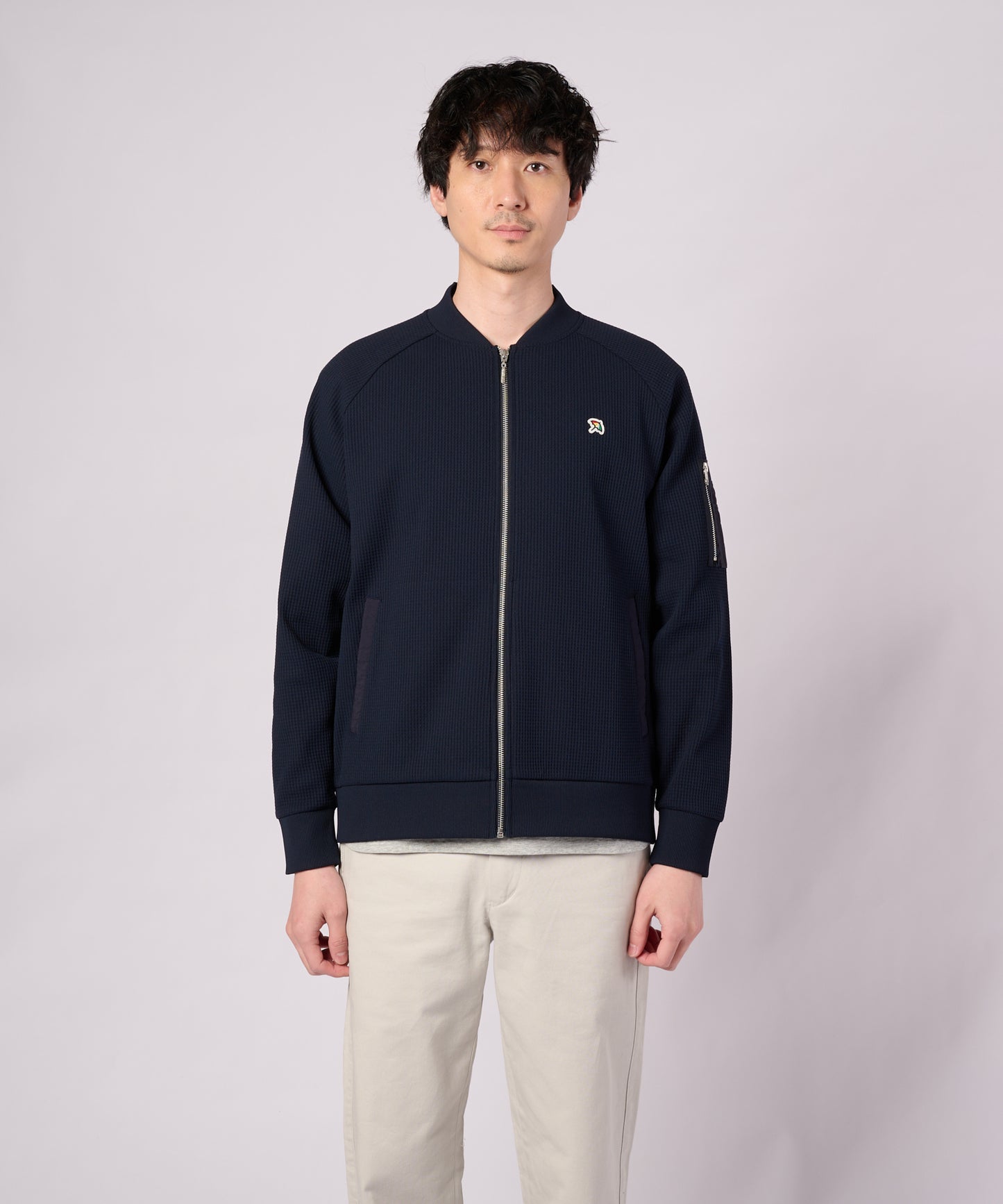 AIR FLEX ワッフル シェア MA-1 ブルゾン