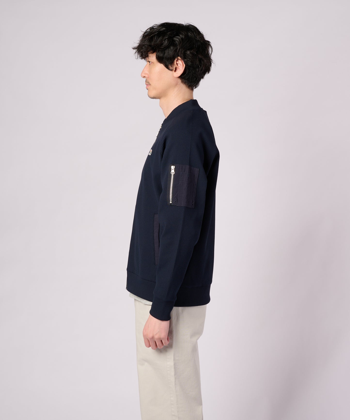 AIR FLEX ワッフル シェア MA-1 ブルゾン