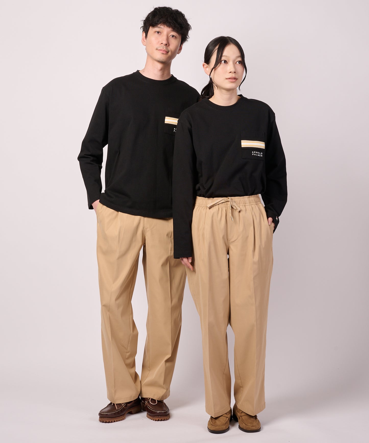 パネルリブ ポケット シェア ロングTシャツ