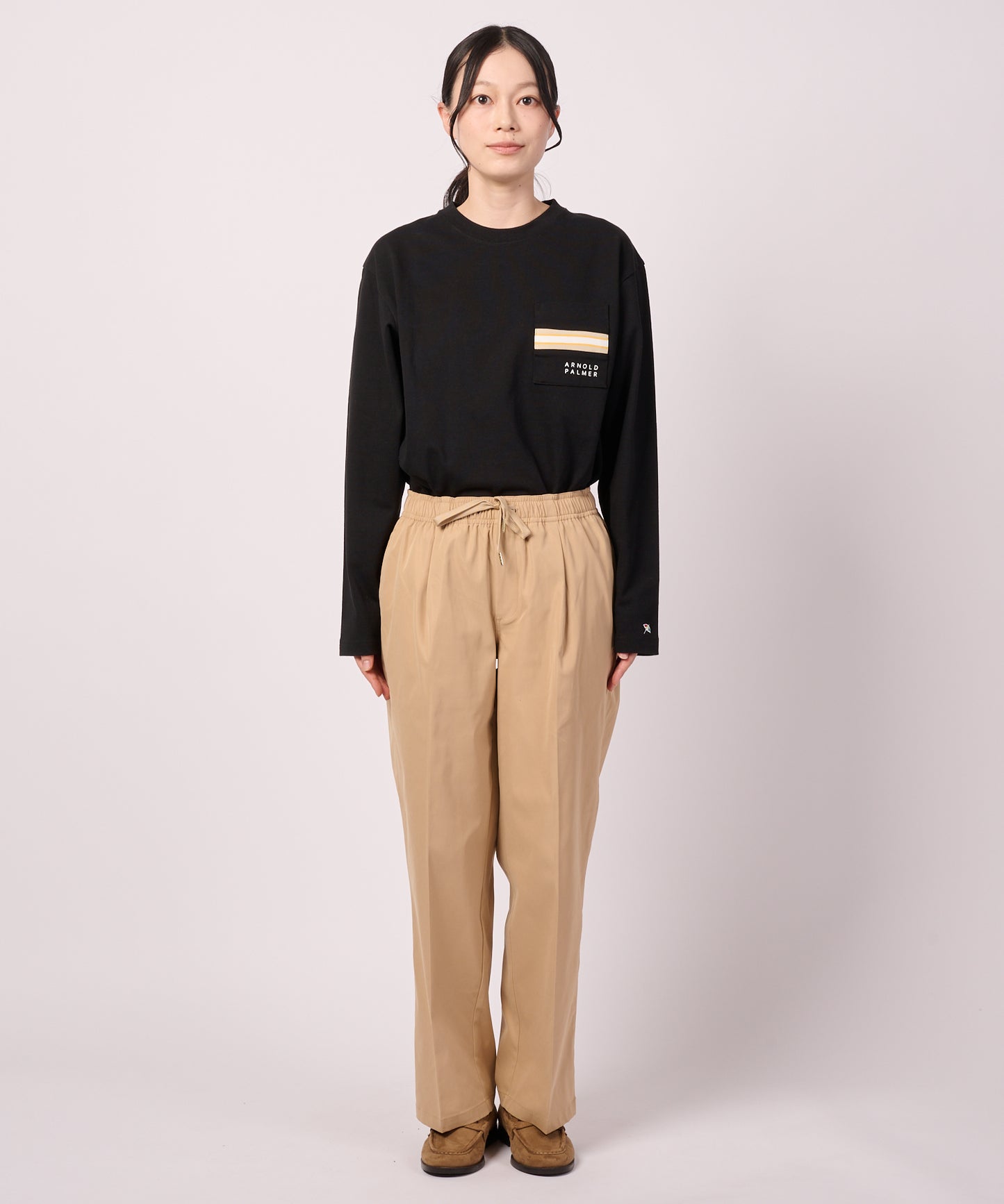 パネルリブ ポケット シェア ロングTシャツ