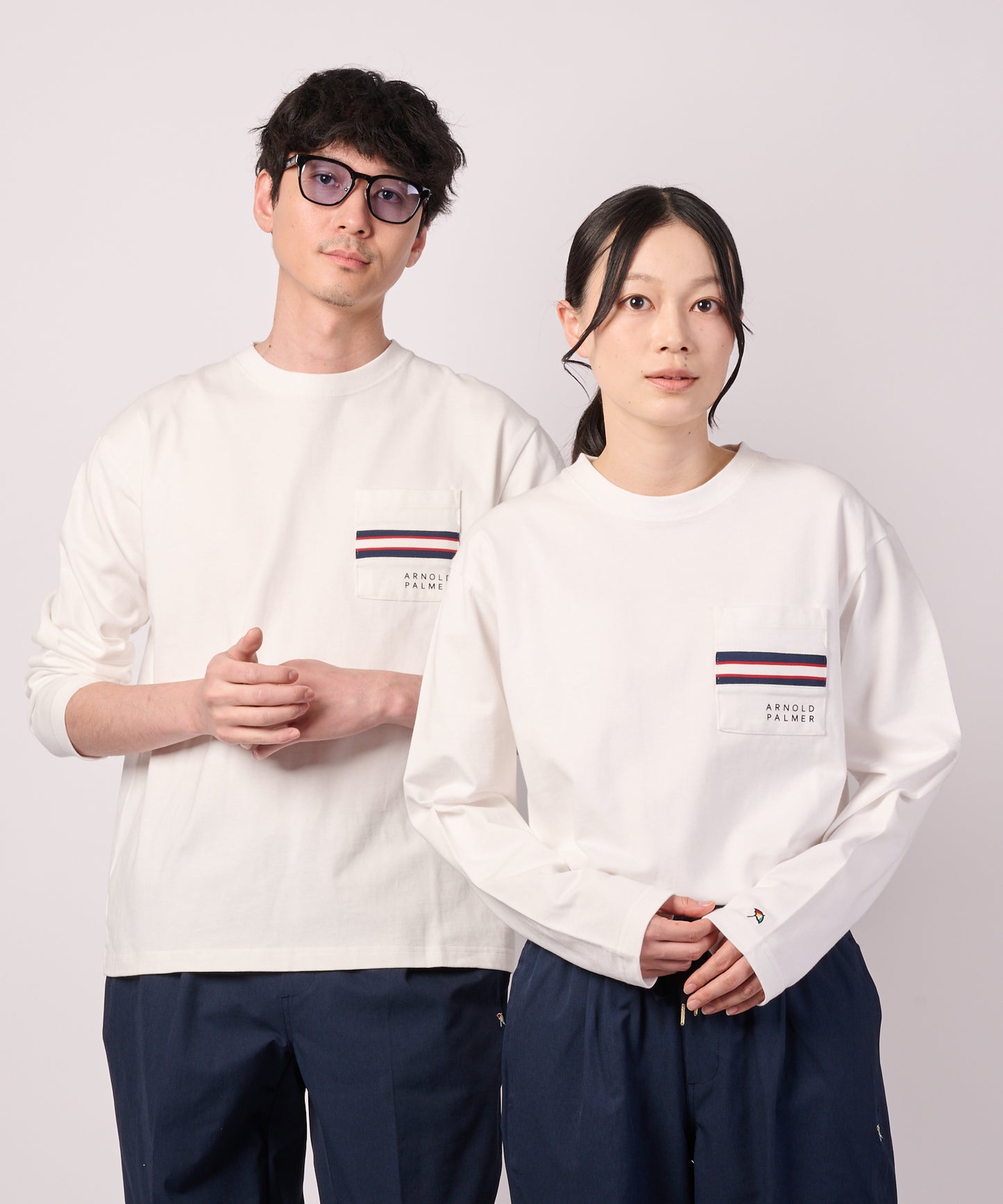 パネルリブ ポケット シェア ロングTシャツ