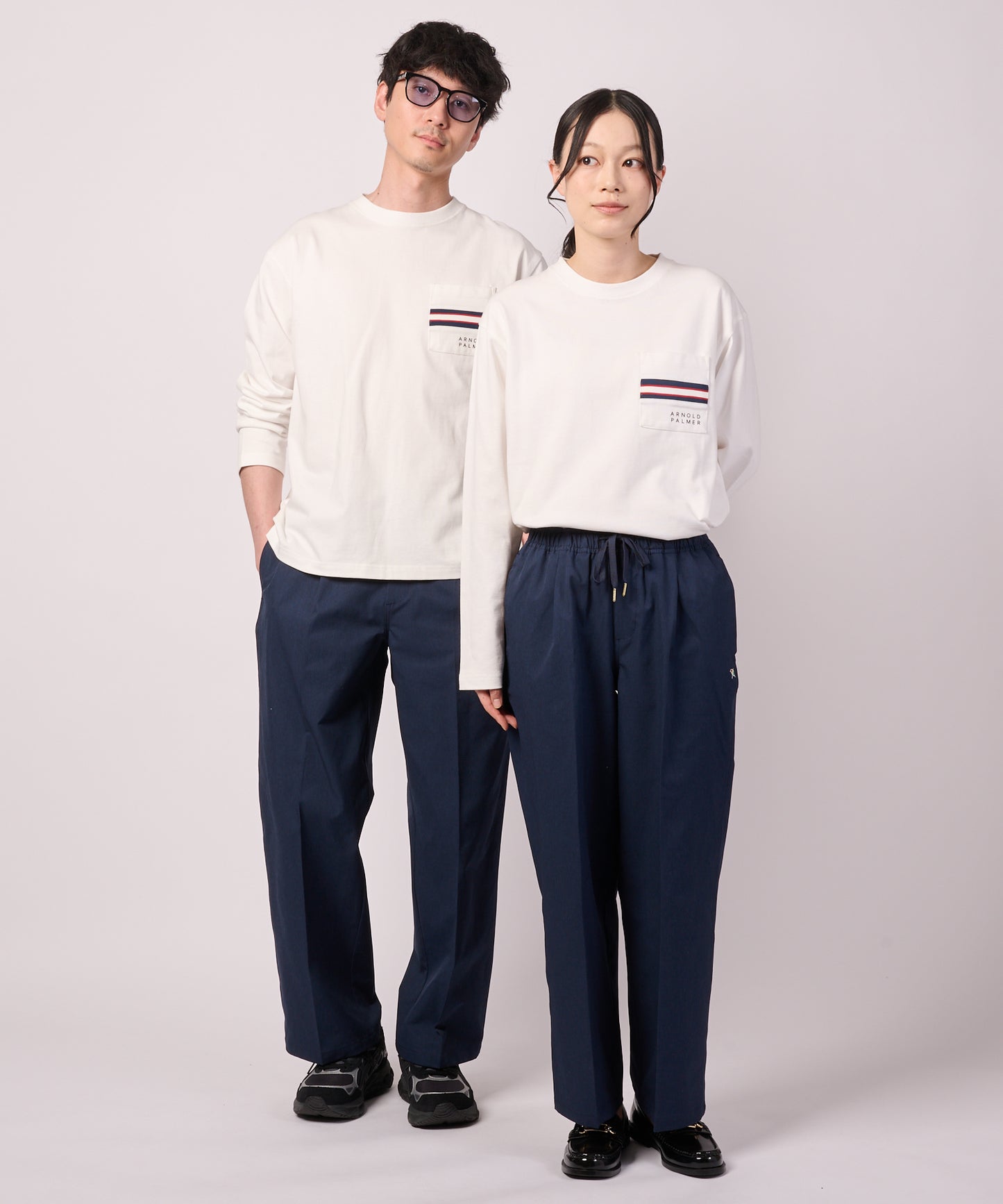パネルリブ ポケット シェア ロングTシャツ