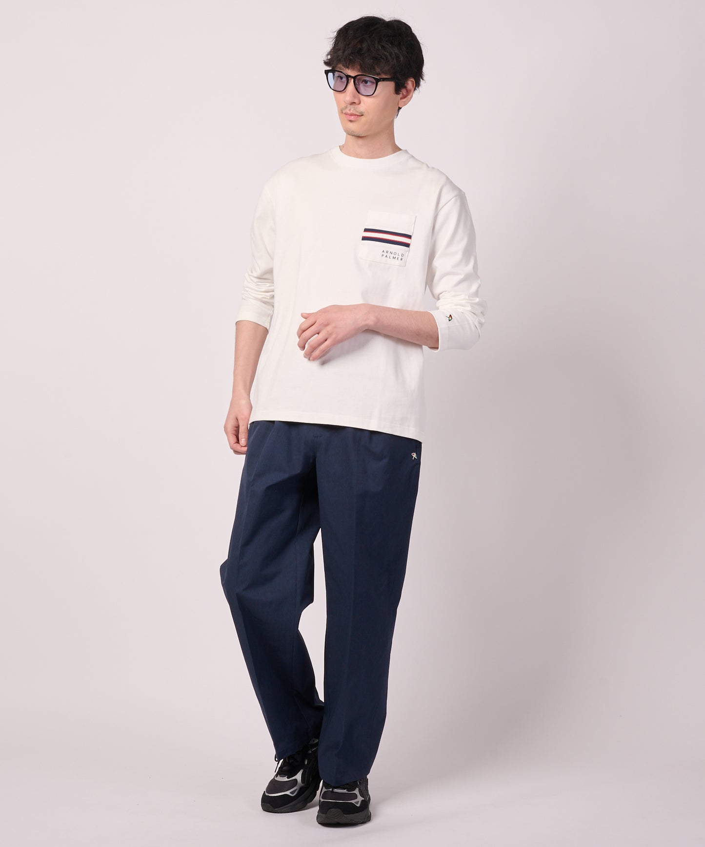 パネルリブ ポケット シェア ロングTシャツ