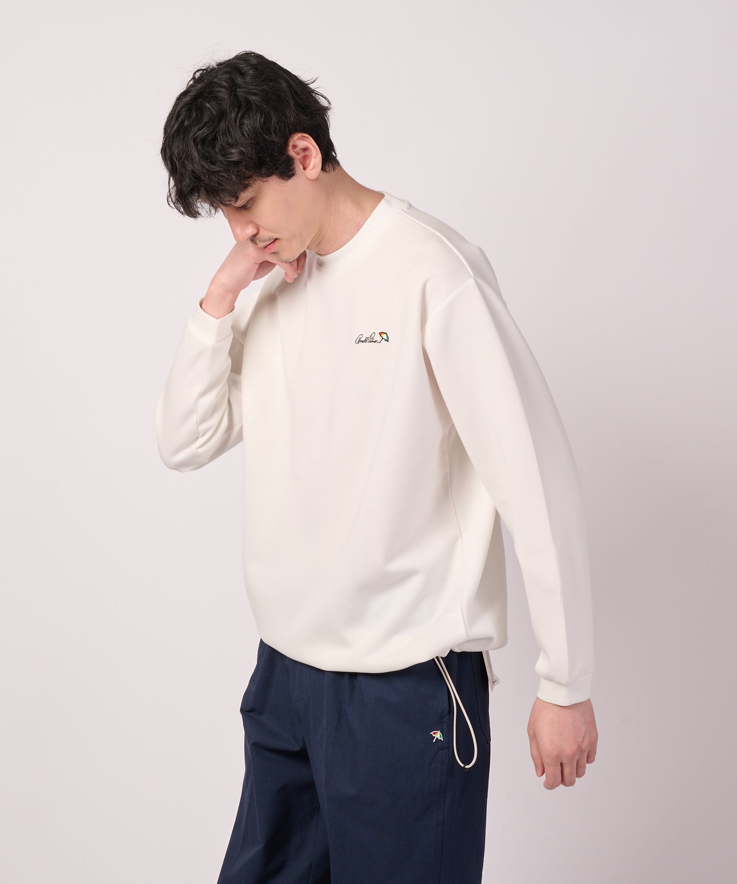 シルキーポンチ シェア ヘムスピンドル ロングTシャツ