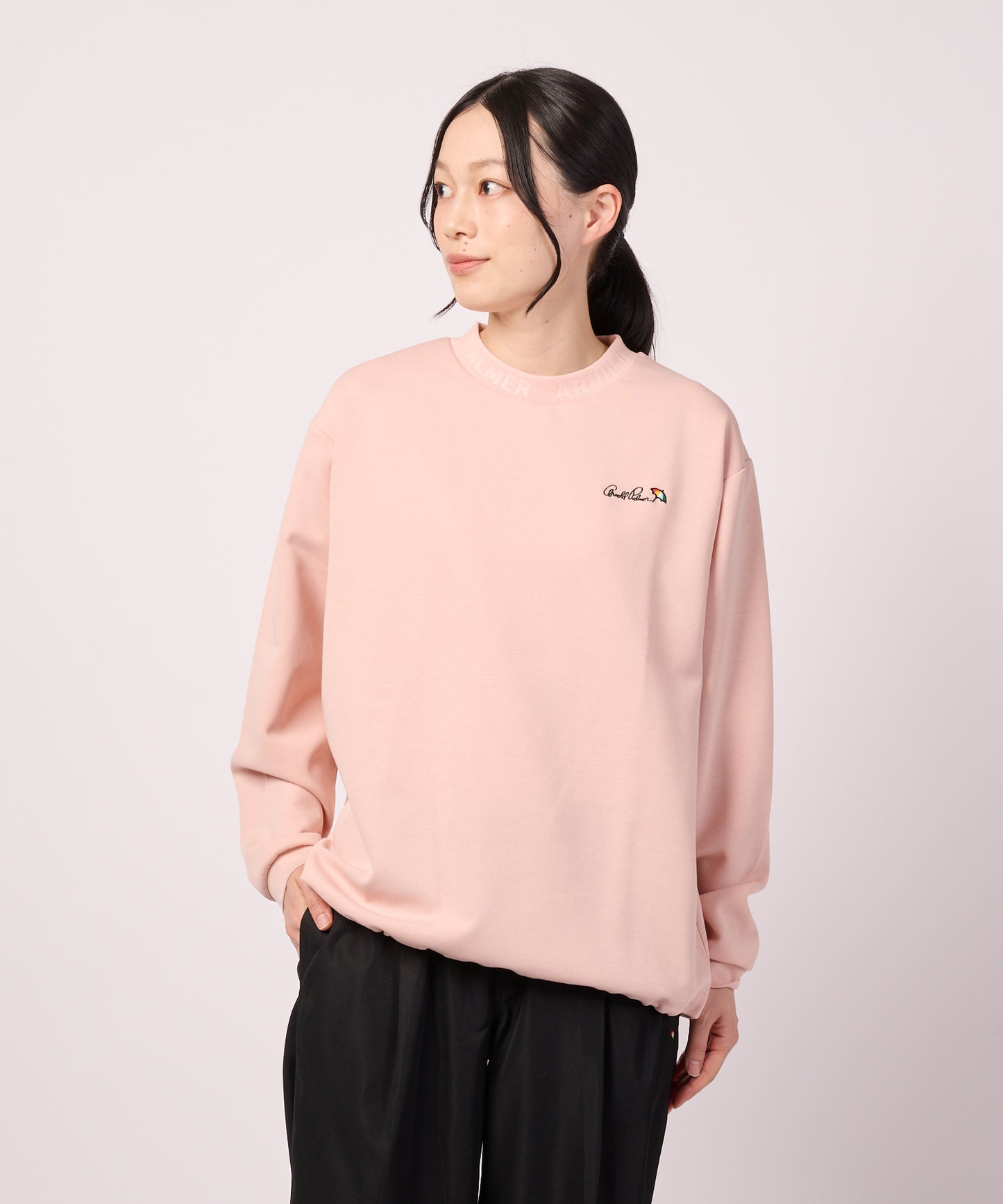 シルキーポンチ シェア ヘムスピンドル ロングTシャツ