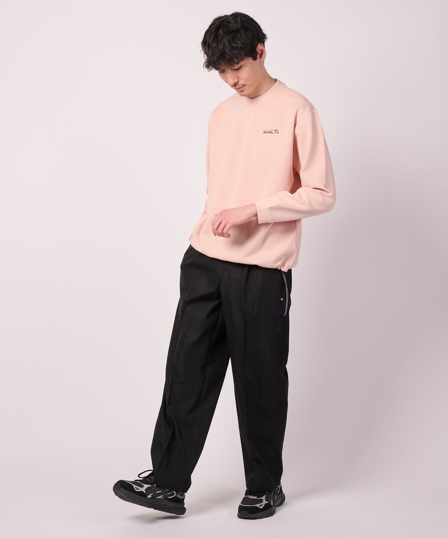 シルキーポンチ シェア ヘムスピンドル ロングTシャツ