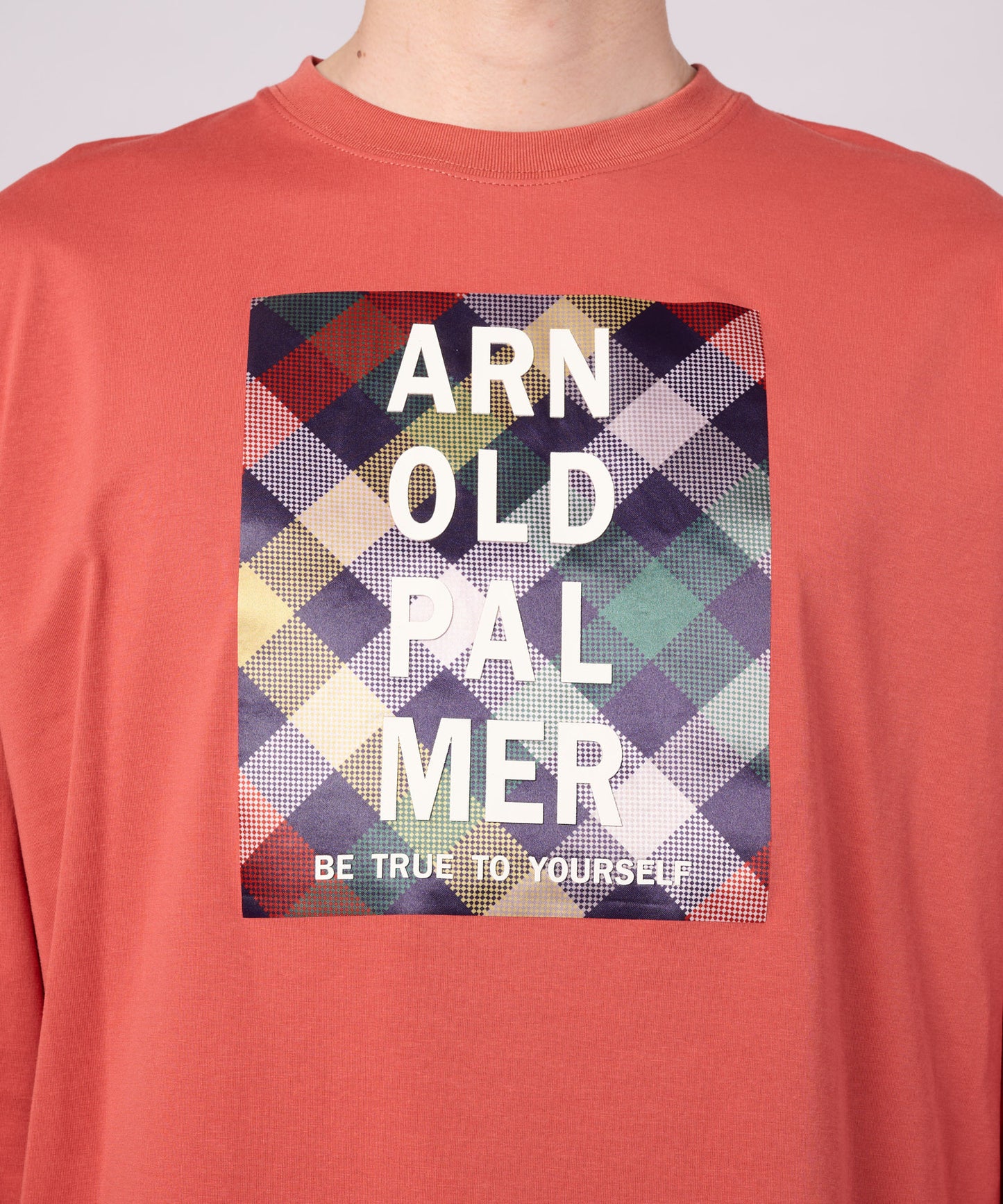 パーマーチェックグラフィック ロングスリーブTシャツ