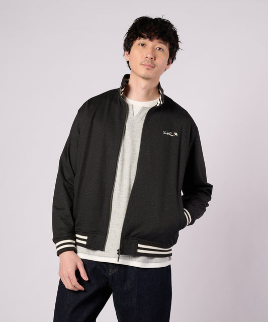 Arnold Palmer　 デニムライク ポンチ スタンドブルゾン