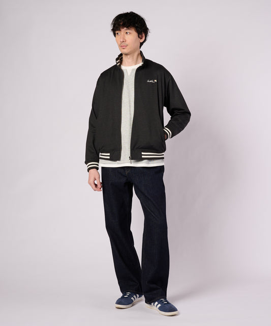 Arnold Palmer　デニムライク ポンチ スタンドブルゾン