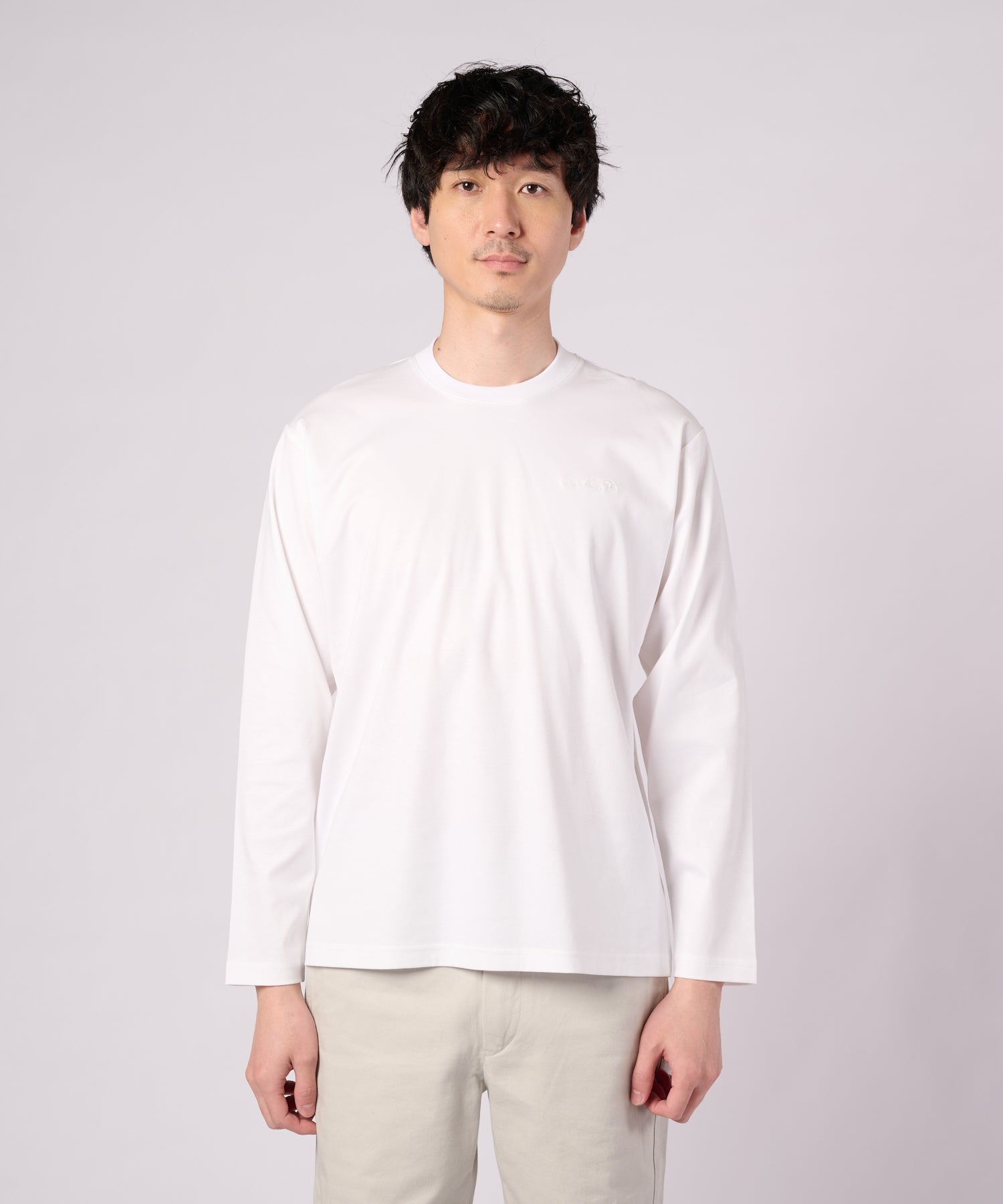 シルキースムース ロングTシャツ（Tシャツ/カットソー/メンズ 