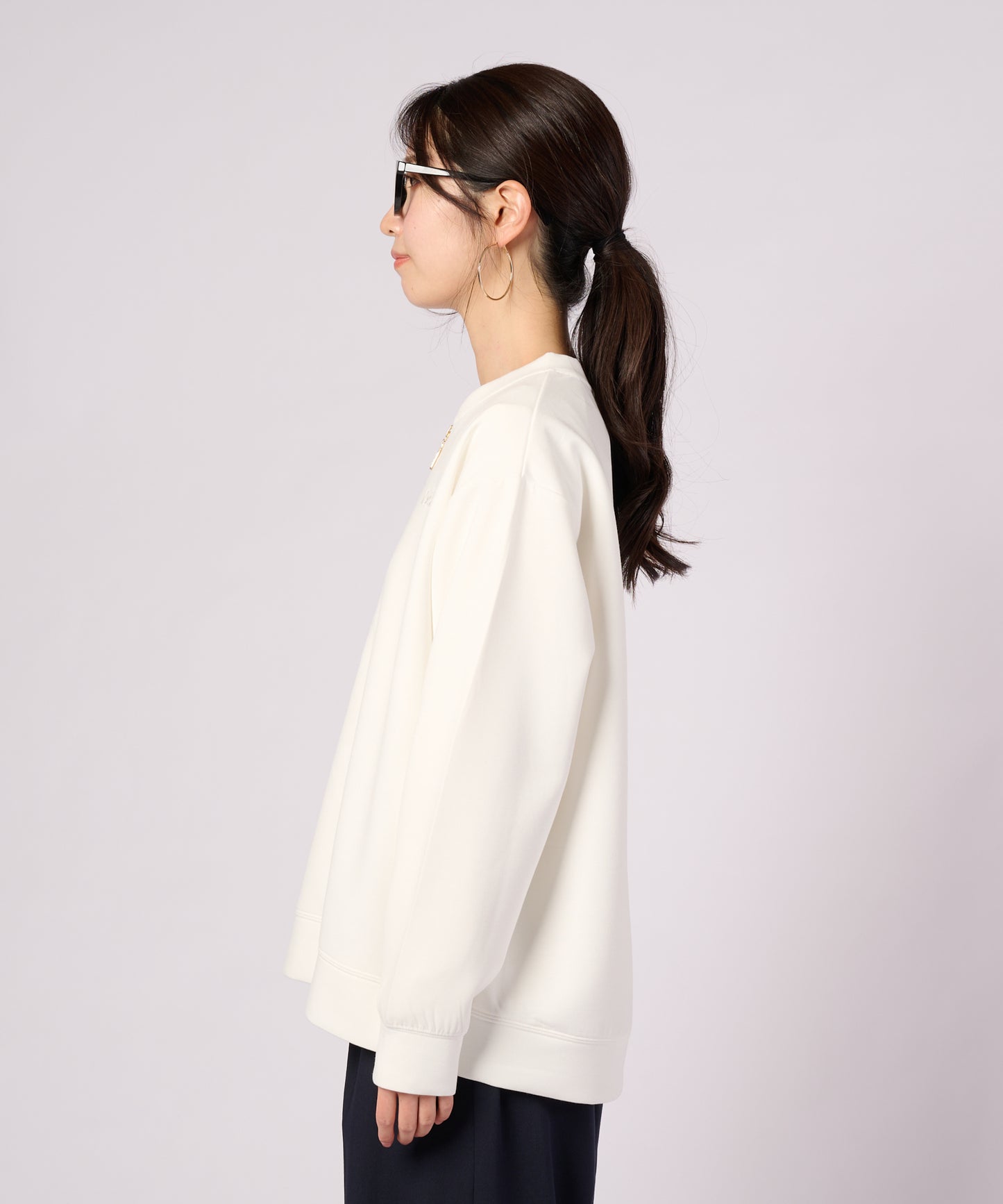 クッションダンボール ハーフジッププルオーバー