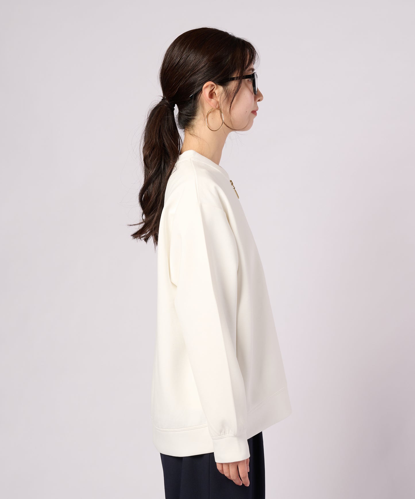 クッションダンボール ハーフジッププルオーバー