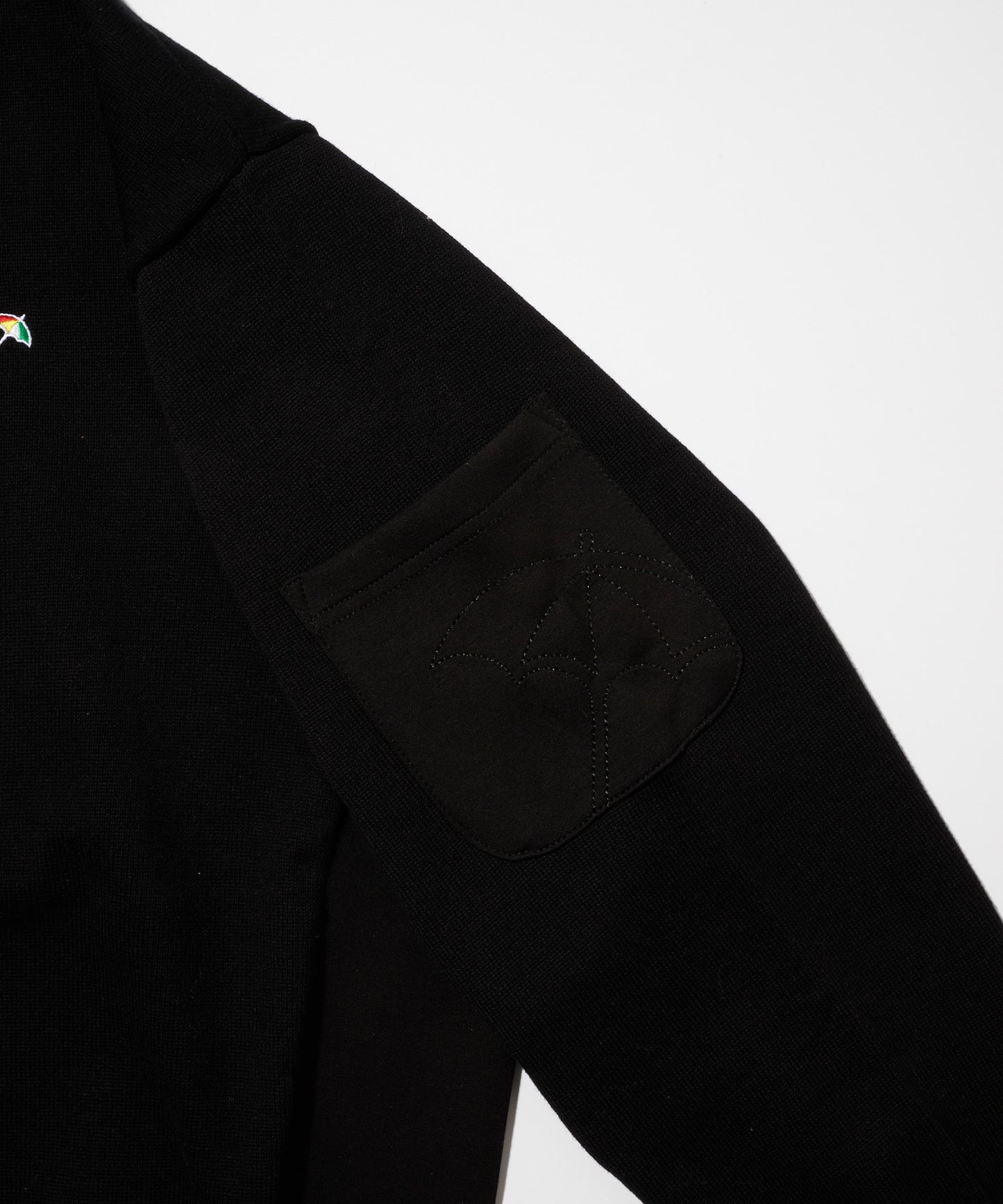 異素材切替 ニット プルオーバー