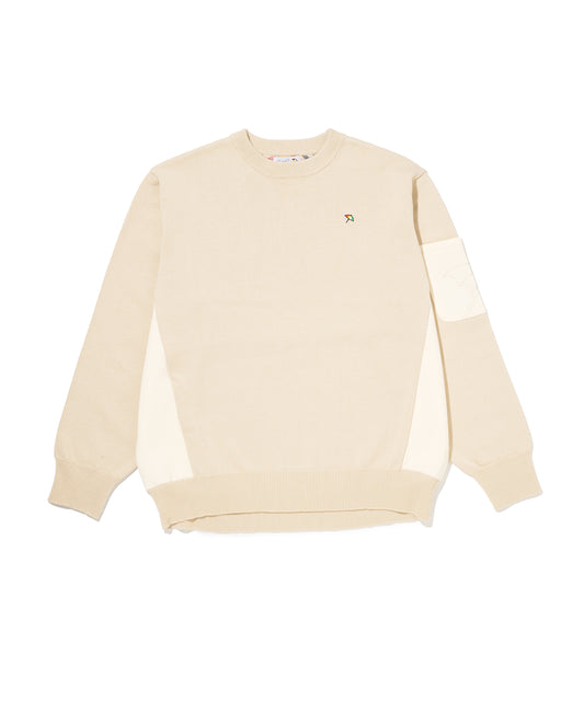 Arnold Palmer　 異素材切替 ニット プルオーバー