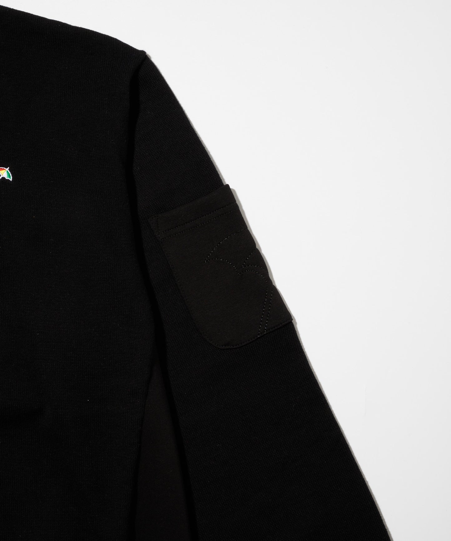 異素材切替 ニット プルオーバー