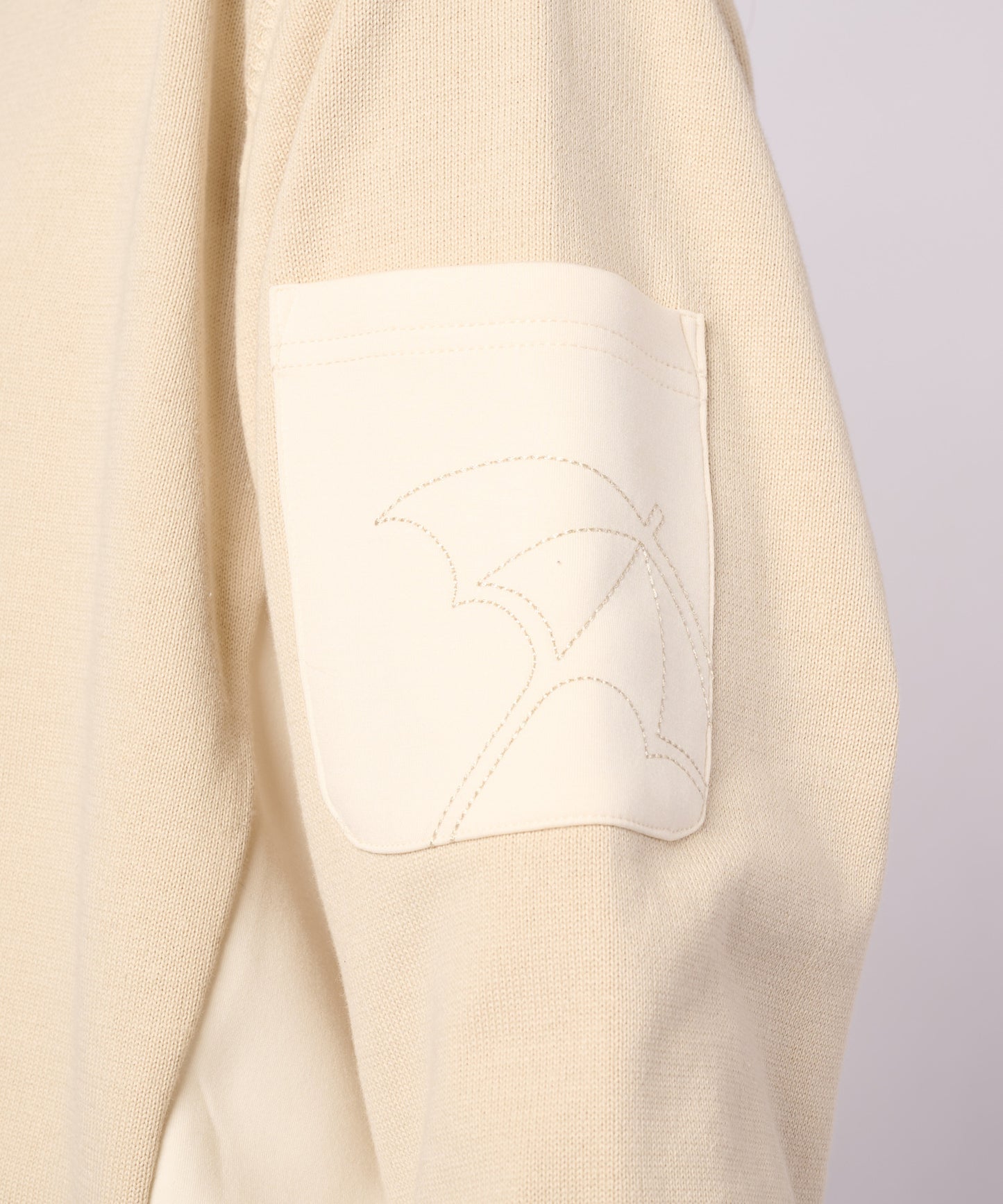 【ポイントUP対象】異素材切替 ニット プルオーバー