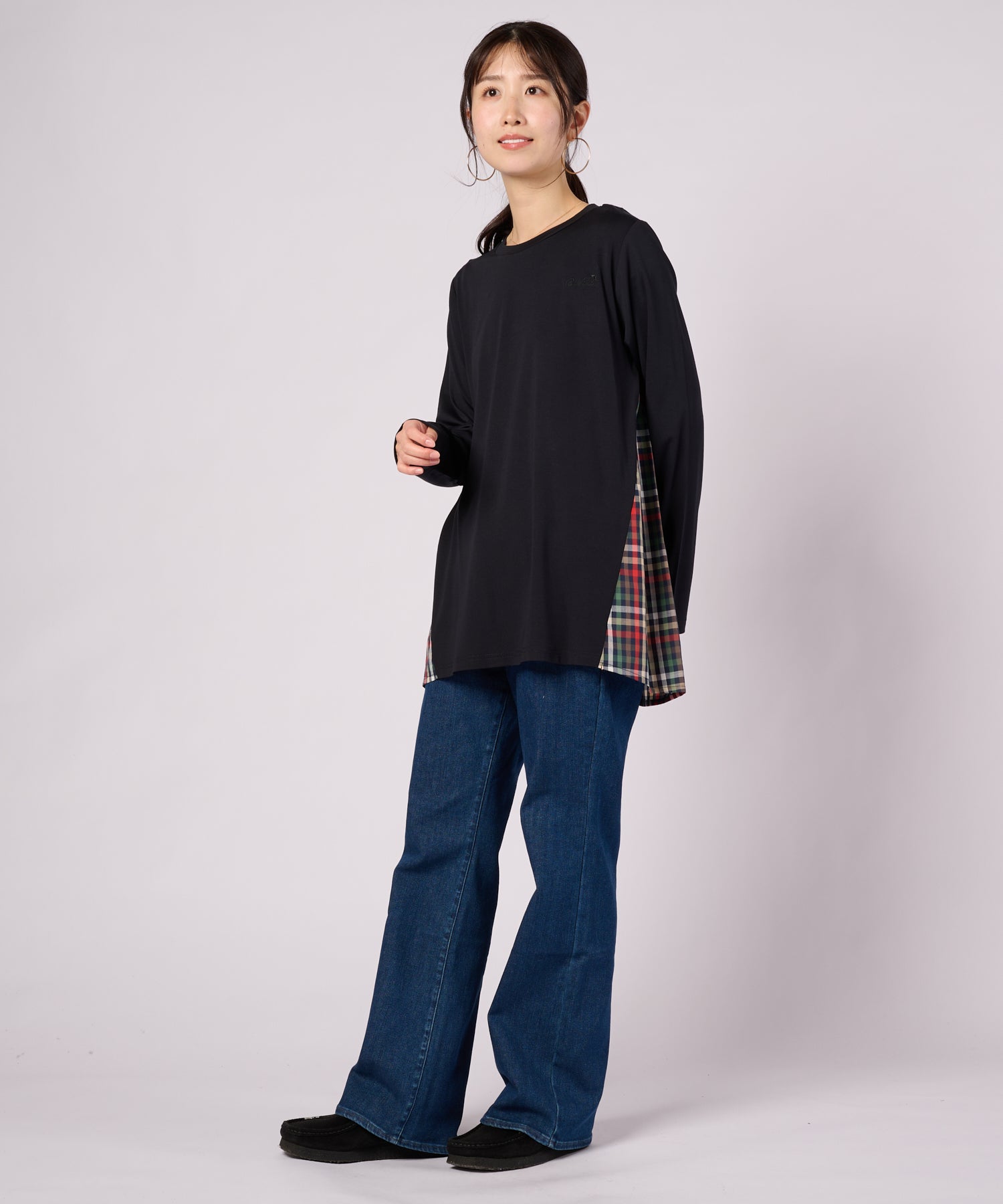 パーマーチェック ドッキング プルオーバー（Tシャツ/カットソー