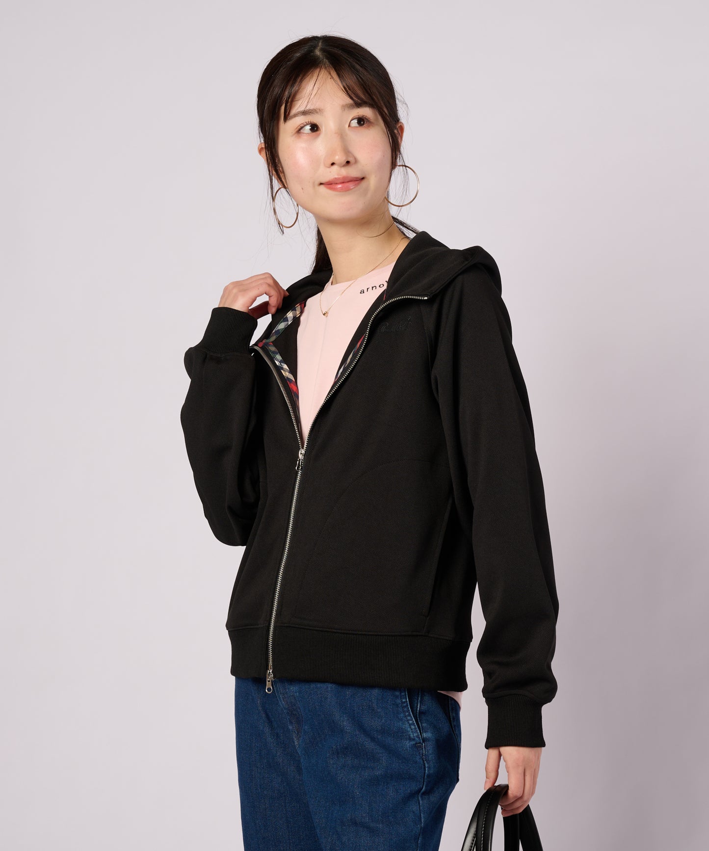 カットカルゼ コンパクト ZIPパーカー