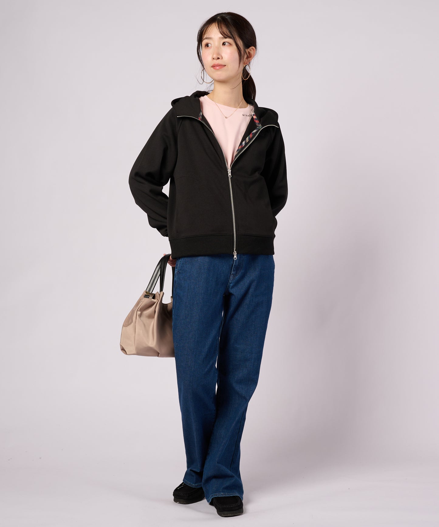 カットカルゼ コンパクト ZIPパーカー