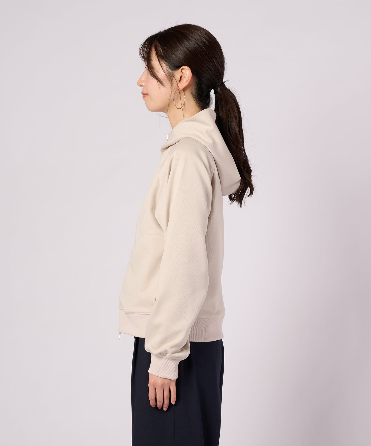 カットカルゼ コンパクト ZIPパーカー