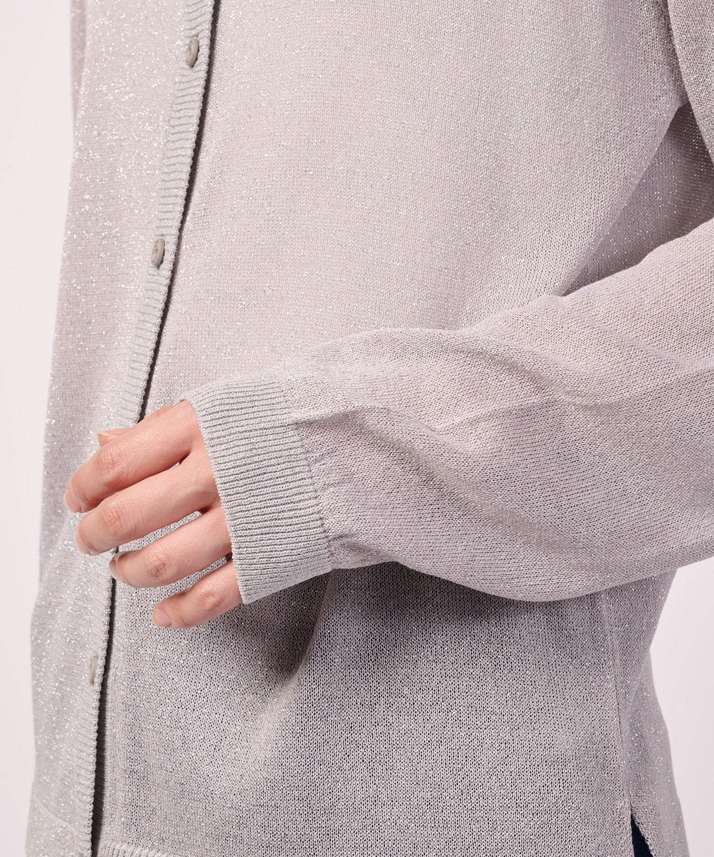 【レビューポイント対象アイテム】ハイゲージ コンパクト ニットカーデ