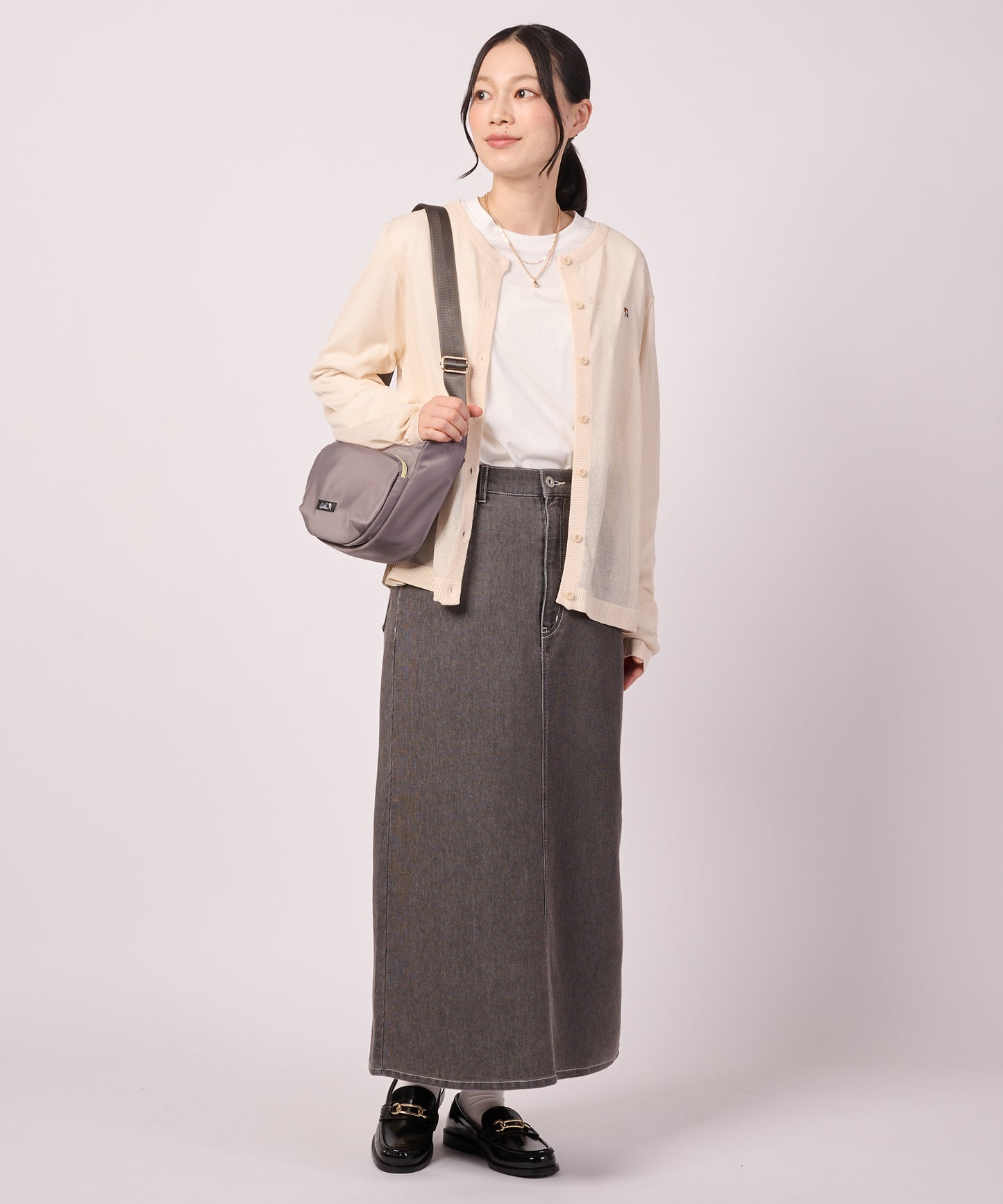 【レビューポイント対象アイテム】ハイゲージ コンパクト ニットカーデ