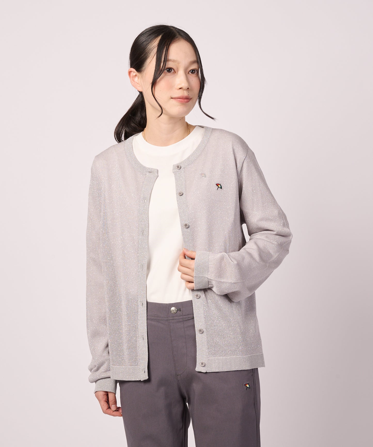 【レビューポイント対象アイテム】ハイゲージ コンパクト ニットカーデ